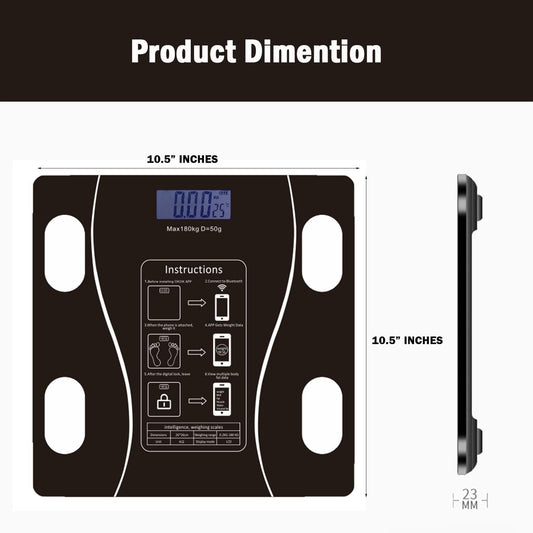 Smart Fitness Weighing Scale with Mobile App (Up to 180kg)