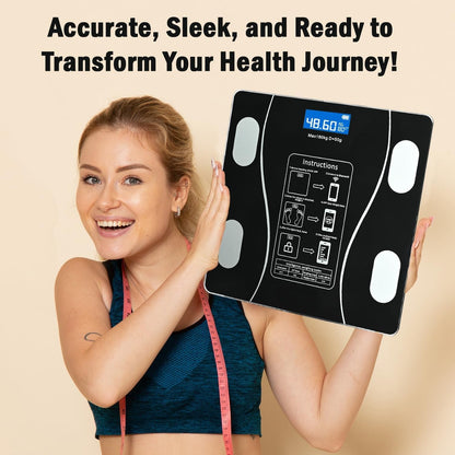 Smart Fitness Weighing Scale with Mobile App (Up to 180kg)